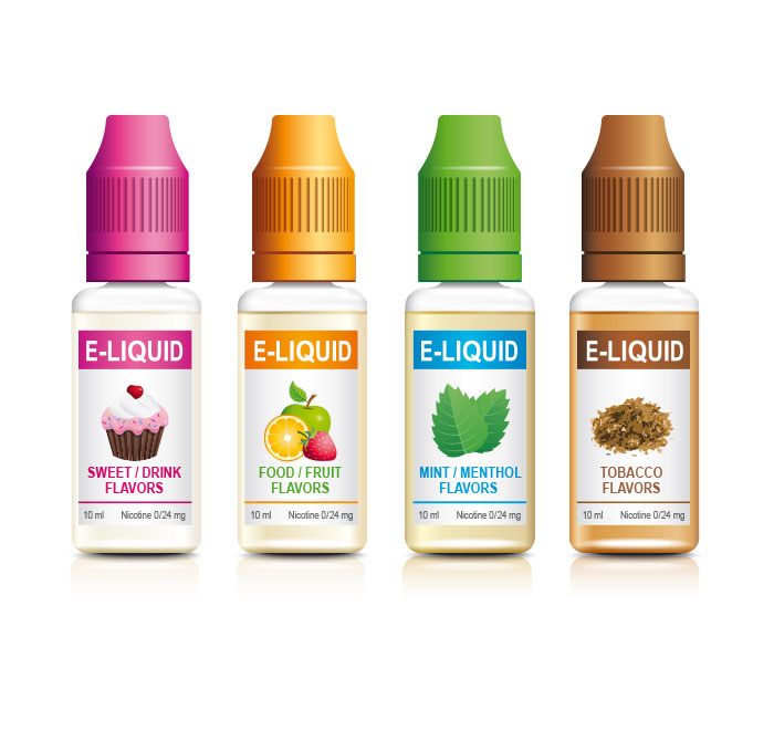 Les variétés d’e-liquide
